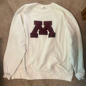 University of Minnesota (UMN) Maroon M Crewneck